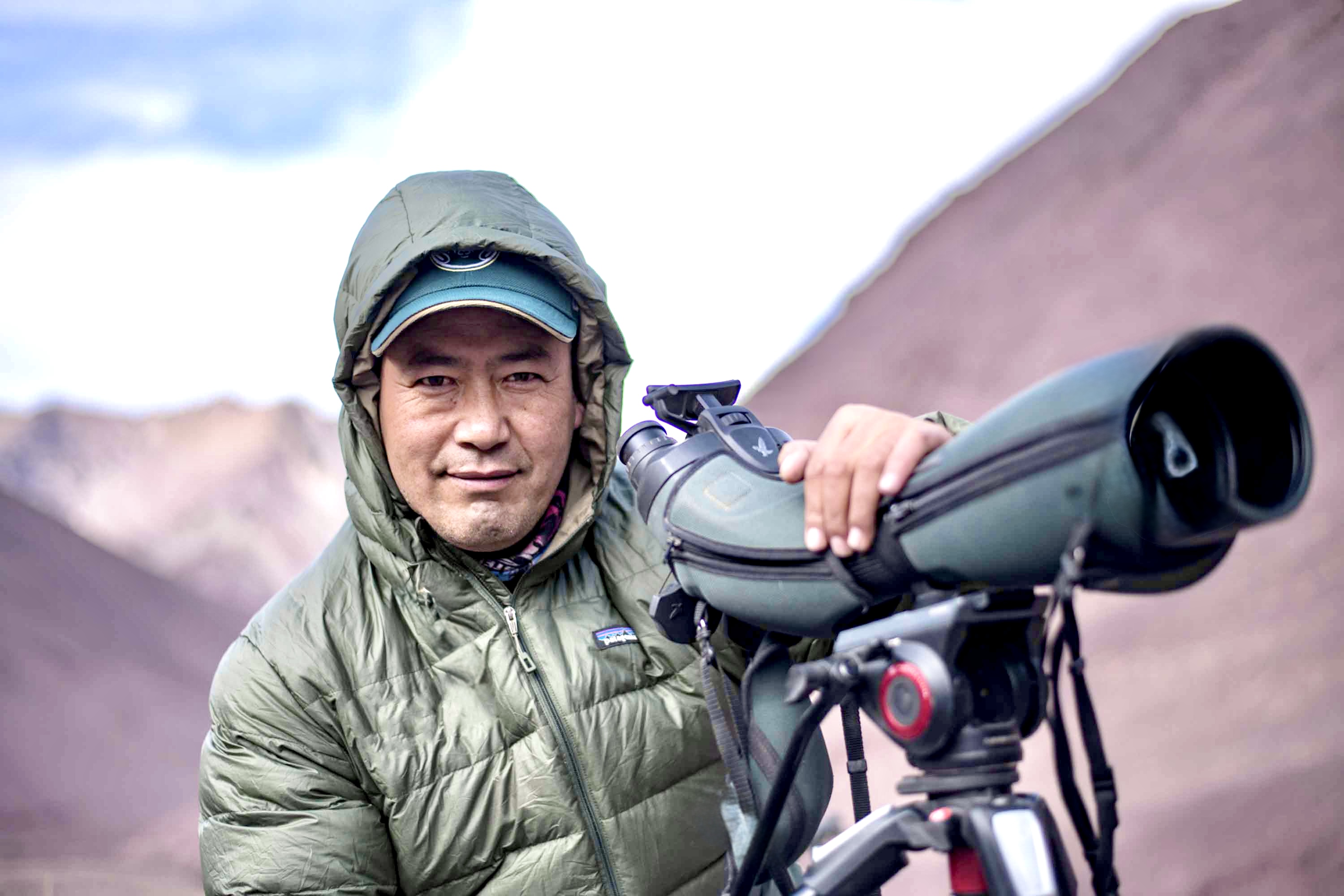 Abdul Rashid - Best Snow Leopard Tour Guide in Ladakh tracking the Ghost of the Mountains