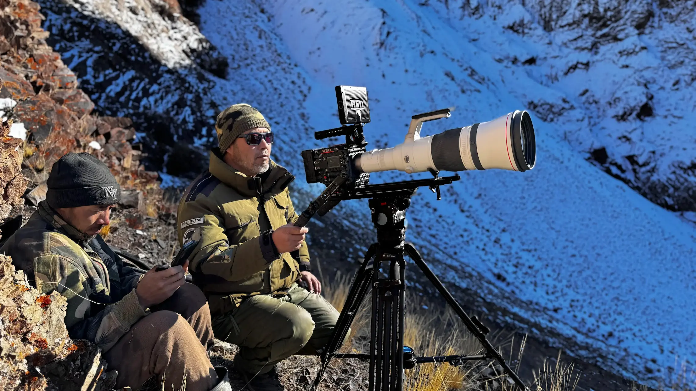 Elite Expedition India team in Ladakh conducting wildlife documentary in ladakh